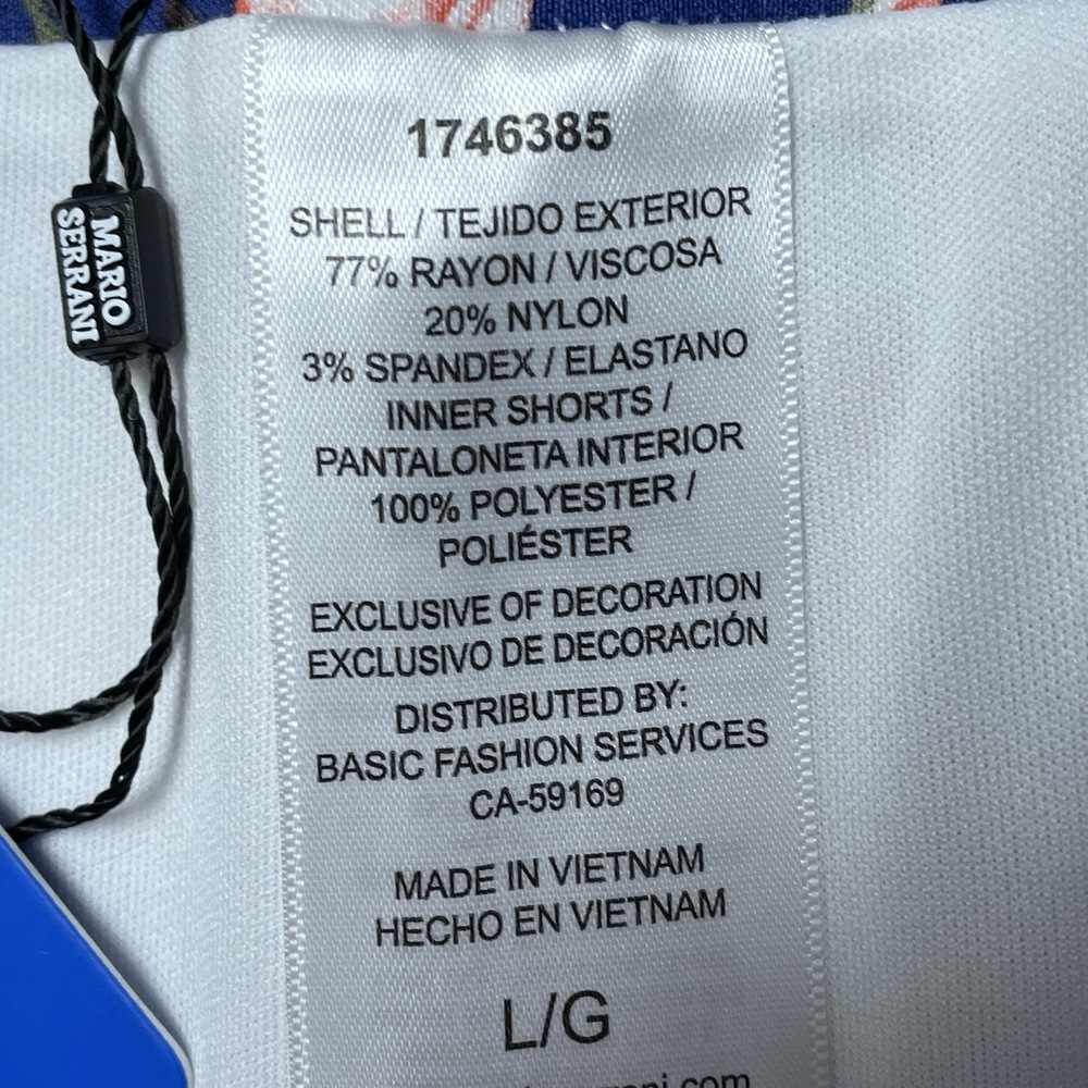Mario Serrani Women's L Activewear Skort Blue H0396 - Picture 7 of 10